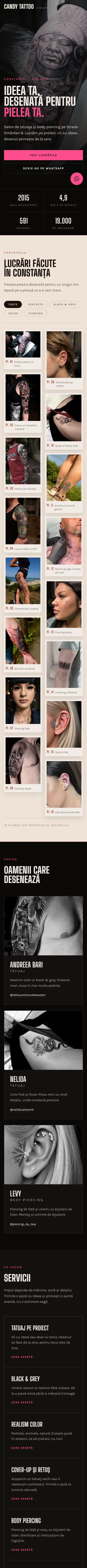 Candy Tattoo: Tatuaje · Constanța